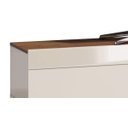 Ver imagem 2 de Rack Classic 3 Gavetas 180cm Off White com Freijó - Imcal Móveis