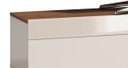 Ver imagem 2 de Rack Classic 3 Gavetas 180cm Off White com Freijó - Imcal Móveis