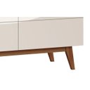 Ver imagem 3 de Rack Classic 3 Gavetas 180cm Off White com Freijó - Imcal Móveis