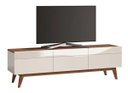 Ver imagem 1 de Rack Classic 3 Gavetas 180cm Off White com Freijó - Imcal Móveis