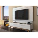 Ver imagem 2 de Rack com Painel para TV até 55 Polegadas Branco Classic 3 Gavetas 180cm - Imcal Móveis