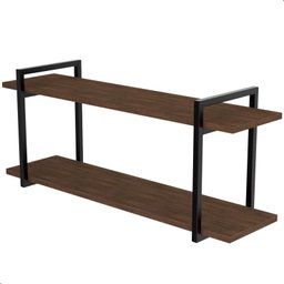 Prateleira Estilo Industrial Banheiro Parede GND PM 60cm - 8 Prateleira Estilo Industrial Banheiro Parede GND PM 60cm - 8