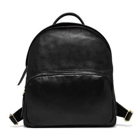 Mochila Feminina de Couro Laura - Preto