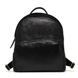 Mochila Feminina de Couro Laura - Preto - 1
