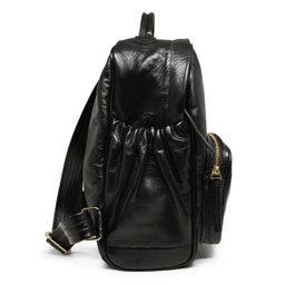 Mochila Feminina de Couro Laura - Preto - 3