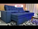 Ver imagem 2 de Sofá Retrátil e Reclinável com Molas Ensacadas Cama Inbox Gold 2,12m Tecido Suede Velusoft Petró