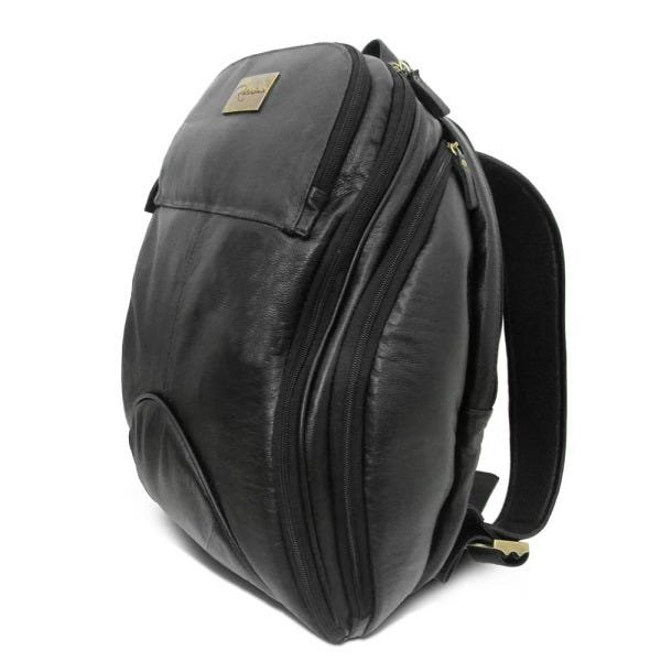 Mochila Masculina de Couro Jumbo – Preta - 2