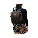 Ver imagem 1 de Mochila Feminina de Couro Liz - Marrom Café