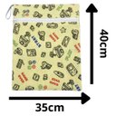 Ver imagem 2 de Saco Impermeável C/ Zíper Reutilizável Roupa Suja Bebê Games