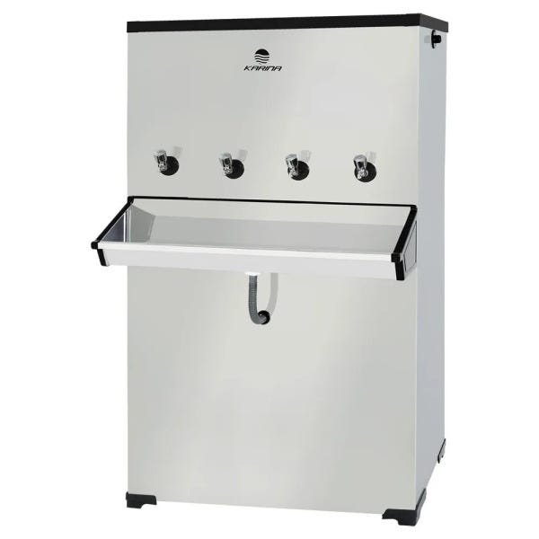 Bebedouro Karina 4 Torneiras 200 Litros Inox 220v - 1