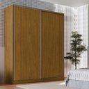 Ver imagem 2 de Guarda Roupa 2 Portas de Correr Freijó Natural 200x59,8x235cm Emovell