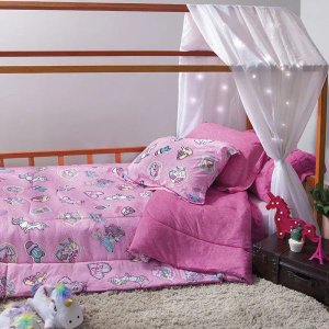 Edredom Solteiro Kids Mundo Encantado Sofisticata Atlântica