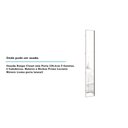 Ver imagem 2 de Porta Lateral Closet para Roupeiro 4 Portas com Espelho e Puxador Perfil Champagne Luciane Móveis