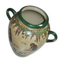 Ver imagem 6 de Vaso Decorativo Cerâmica Craquelada Macacos Flores Alças Verdes 49,5cm Columbus Gold