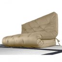 Ver imagem 2 de Colchão Futon King Dobrável Sofa Cama Impermeável Bege