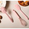 Conjunto Talheres De Silicone Utensílios Cozinha Colher Espátula Concha Pincel Batedor - 2
