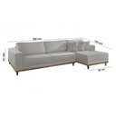 Ver imagem 7 de Sofá Fixo com Chaise 2,5m Cronos Linho com Molas Lado Direito Meu Sofá Online