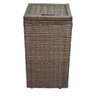 Cesto roupa suja roupeiro fibra sintetica junco argila 30x30x57 - 1