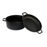 Panela Duo Ferro Fundido Caçarola Frigideira Santana 24cm - 3