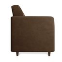 Ver imagem 4 de Sofá 03 Lugares Arezzo Suede Marrom Pés Chanfrado Tabaco - D’Rossi
