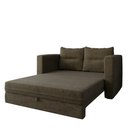 Ver imagem 4 de Sofá Cama 2 Lugares Casal 1,50 Mts Chenile Prince Luma Matri Cor:chenile Marrom