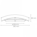 Ver imagem 2 de Plafon de Sobrepor Vidro Quadrado 30cm Blumenau