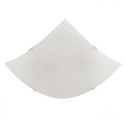 Plafon de Sobrepor Vidro Quadrado 30cm Blumenau - 1 Plafon de Sobrepor Vidro Quadrado 30cm Blumenau - 1