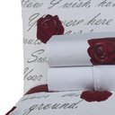 Ver imagem 3 de Jogo de Cama Craft Casal Padrão 4 Peças Percal 200 Fios 100% Algodão - Estampa Roses