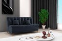 Ver imagem 2 de Sofá Cama 3 Lugares 1,85 Mts Duda Matrix Preto