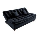 Ver imagem 3 de Sofá Cama 3 Lugares 1,85 Mts Duda Matrix Preto