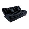 Sofá Cama 3 Lugares 1,85 Mts Duda Matrix Preto - 3