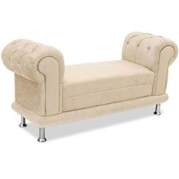 Recamier Mónaco Estofado Animale Marfim - 1