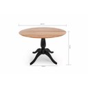 Ver imagem 3 de Conjunto de Mesa Redonda com 4 Cadeiras Milena Madeira Preto