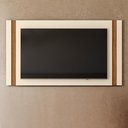 Ver imagem 2 de Painel Extensível Real Pérola Metalizado/amêndoa para Tv até 65” - Mobler