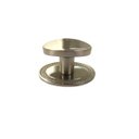 Ver imagem 1 de Puxador de Gaveta Ponto Sobrepor Zen Beetle base Granada - Niquel Escovado