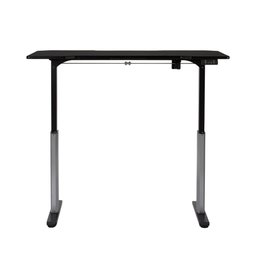 Mesa com Regulagem de Altura Elétrica e Stand Lift 134 Cm - Preto Fosco C/ Prata - 14