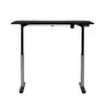 Mesa com Regulagem de Altura Elétrica e Stand Lift 134 Cm - Preto Fosco C/ Prata - 14