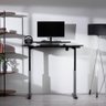 Mesa com Regulagem de Altura Elétrica e Stand Lift 134 Cm - Preto Fosco C/ Prata - 3