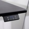 Mesa com Regulagem de Altura Elétrica e Stand Lift 134 Cm - Preto Fosco C/ Prata - 4