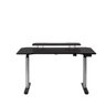 Mesa com Regulagem de Altura Elétrica e Stand Lift 134 Cm - Preto Fosco C/ Prata - 9