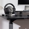 Mesa com Regulagem de Altura Elétrica e Stand Lift 134 Cm - Preto Fosco C/ Prata - 6