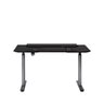 Mesa com Regulagem de Altura Elétrica e Stand Lift 134 Cm - Preto Fosco C/ Prata - 10