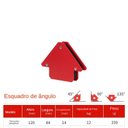 Ver imagem 6 de Esquadro Magnético Solda 12 Kg Soldador Serralheiro Sn36 Snel Ferramentas