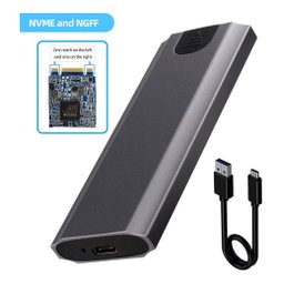 Adaptador Ssd Externo M.2 Para Usb Tipo C 3.1 Nvm De 10 Gbps - 2 Adaptador Ssd Externo M.2 Para Usb Tipo C 3.1 Nvm De 10 Gbps - 2