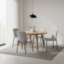 Ver imagem 1 de Kit 4 Cadeiras de Cozinha Estofada Celeste Rivatti