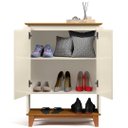 Ver imagem 5 de Sapateira para Hall de Entrada Quarto 68cm Flow Off/freijó - Ej Móveis