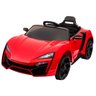 Mini Carro Elétrico Infantil Lamborghini Ferrari Speed Vermelho 12V 3 a 7 Anos Até 25kg Multikids - 1