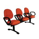 Ver imagem 2 de Cadeira Executiva Longarina 3 Lugares Office Plus Vermelho