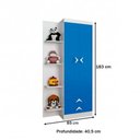 Ver imagem 3 de Guarda Roupa Infantil Trento 2 Portas 2 Gavetas Atualle Móveis