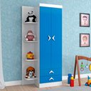 Ver imagem 2 de Guarda Roupa Infantil Trento 2 Portas 2 Gavetas Atualle Móveis